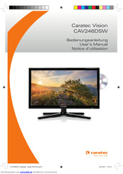 Caratec Vision CAV246DSW Bedienungsanleitung