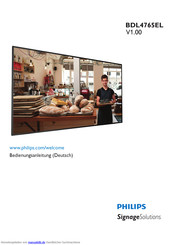 Philips BDL4765EL Bedienungsanleitung