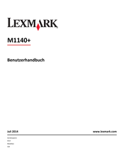 Lexmark M1140+ Benutzerhandbuch