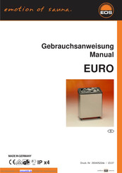 EOS Euro Gebrauchsanweisung