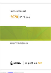 mitel 5020 IP Benutzerhandbuch
