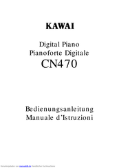 Kawai CN470 Bedienungsanleitung