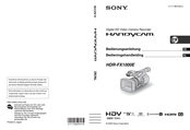 Sony HDR-FX1000 Bedienungsanleitung