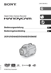 Sony DCR-DVD404E Bedienungsanleitung