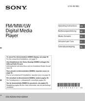 Sony DSX-A200UI Bedienungsanleitung