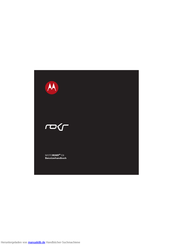 Motorola ROKR E8 Benutzerhandbuch