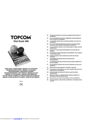 Topcom Diet scale 400 Bedienungsanleitung