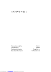 AEG ARCTIS G 9 88 50-5I Benutzerhandbuch