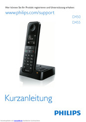 Philips D450 Kurzanleitung