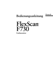 Eizo FlexScan F730 Bedienungsanleitung