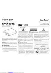 Pioneer DVD-304S Bedienungsanleitung