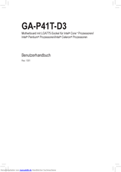 Gigabyte GA-P41T-D3 Benutzerhandbuch