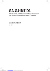 Gigabyte GA-G41MT-D3 Benutzerhandbuch