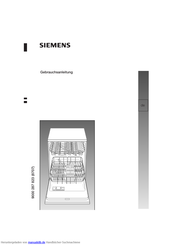 Siemens SE66T374eu Gebrauchsanleitung