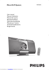 Philips MCM 275 Benutzerhandbuch