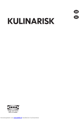 IKEA KULINARISK 003.008.76 Gebrauchsanleitung