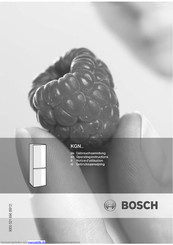 Bosch kgn33x13 Gebrauchsanleitung