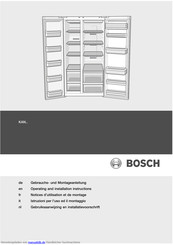 Bosch KAN62V00 Gebrauchs- Und Montageanleitung