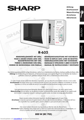 Sharp r-632 Bedienungsanleitung