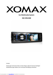 Xomax XM-VRSU308 Anleitung