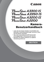 Canon PowerShot A2200 Benutzerhandbuch