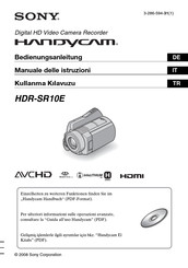 Sony Handycam HDR-SR10E Bedienungsanleitung
