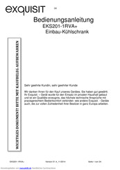 Exquisit EKS201-1RVA+ Bedienungsanleitung