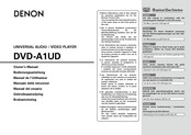 Denon DVD-A1UD Bedienungsanleitung