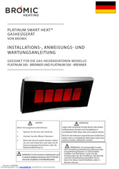Bromic Heating PLATINUM 300 - BRENNER Installationsanleitung