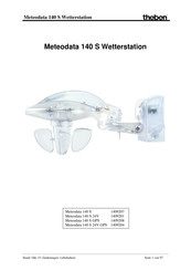 Theben Meteodata 140 S 24V GPS Handbuch