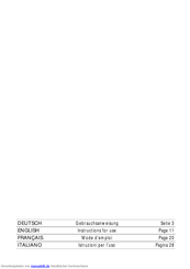 Whirlpool DWF 445 W Gebrauchsanweisung