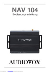 Audiovox NAV 104 Bedienungsanleitung