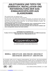 Kuppersbusch GKS 9751.0 F Anleitung
