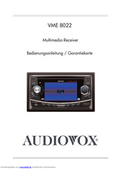 Audiovox VME8022 Bedienungsanleitung