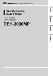 Pioneer DEH-3000MP Bedienungsanleitung