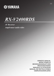 Yamaha RX-V2400 Bedienungsanleitung