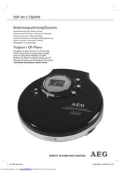 AEG CDP 4212 CD MP3 Bedienungsanleitung