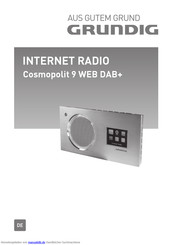Grundig Cosmopolit 9 WEB DAB+ Handbuch