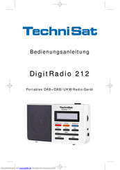 Technisat DigitRadio 212 Bedienungsanleitung