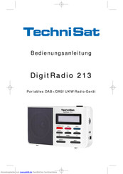 Technisat DigitRadio 213 Bedienungsanleitung