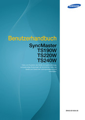 Samsung SyncMaster TS190W Benutzerhandbuch