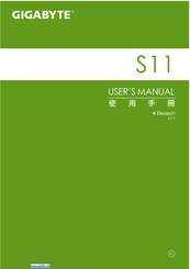 Gigabyte S11 Benutzerhandbuch