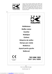 Kalorik WM 1003 Gebrauchsanleitung