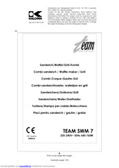 Team SWM 7 Gebrauchsanleitung