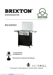 Brixton BQ-6363DU Bedienungsanleitung