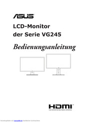 Asus VG245 Series Bedienungsanleitung
