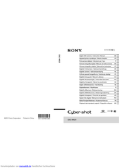 Sony Cybershot DSC-W620 Gebrauchsanweisung