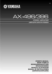 Yamaha AX-496 Bedienungsanleitung