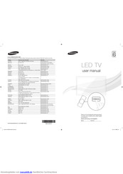 Samsung UE46F6170 Benutzerhandbuch