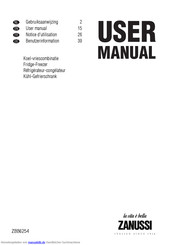 Zanussi ZBB6254 Benutzerinformation
